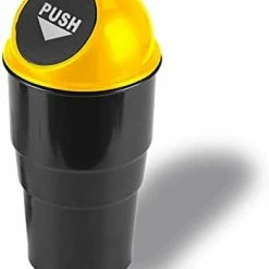 Buy ???? Mini Car Trash Can, Small Automatic Portable Trash Can With Lid, For Car Home Office (Black) Gray-1 Pack ???? 31 Buy ???? Mini Car Trash Can, Small Automatic Portable Trash Can With Lid, For Car Home Office (Black) Gray-1 Pack ???? -Car Seat Covers shop 312hmCP 0S. AC