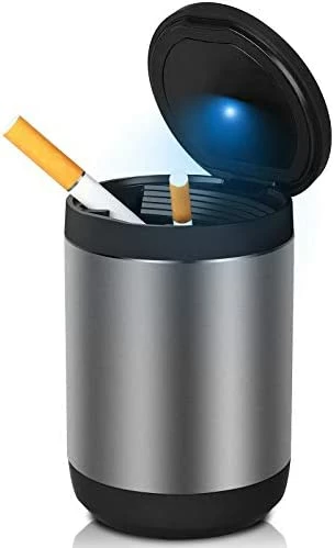 Best deal ???? Car Ashtray, Smokeless Vehicle Ashtray Ash Stainless Auto Car Ashtray With Lid & Blue LED Light Indicator For Car Cup Holder, Home, Offic ???? 10 Best deal ???? Car Ashtray, Smokeless Vehicle Ashtray Ash Stainless Auto Car Ashtray With Lid & Blue LED Light Indicator For Car Cup Holder, Home, Offic ???? - Image 8