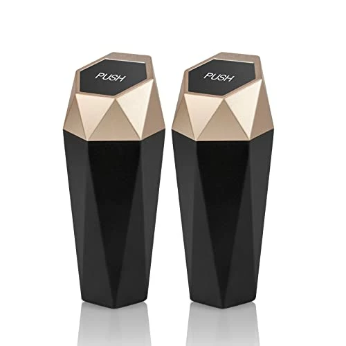 Brand new ✨ Car Trash Can With Lid,Portable Vehicle Auto Car Garbage Can,Diamond Design Mini Garbage Bin For Automotive Car, Home, Office, Kitchen, Bedroom(1 Pack,Black) ✨ 12 Brand new ✨ Car Trash Can With Lid,Portable Vehicle Auto Car Garbage Can,Diamond Design Mini Garbage Bin For Automotive Car, Home, Office, Kitchen, Bedroom(1 Pack,Black) ✨ - Image 10