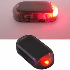 Deals ???? Kqiang 2pcs Car Solar Power Simulated Dummy Alarm Warning Anti-Theft LED Flashing Security Light Fake Lamp (Blue + Red) ???? -Car Seat Covers shop 314YTw4u5FL. AC