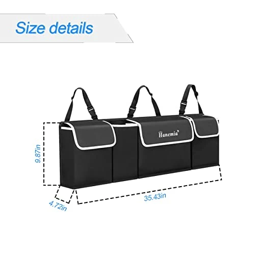 Cheap ❤️ Car Trunk Organizer And Storage, Backseat Hanging Organizer For SUV, Truck, MPV, Waterproof, Collapsible Cargo Storage Bag With 4 Pockets, Car Interior Accessories For Men And ???? Women (Black) ???? 3 Cheap ❤️ Car Trunk Organizer And Storage, Backseat Hanging Organizer For SUV, Truck, MPV, Waterproof, Collapsible Cargo Storage Bag With 4 Pockets, Car Interior Accessories For Men And ???? Women (Black) ????
