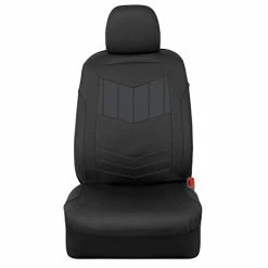 Cheap ✨ Super Sport Gray Faux Leather Car Seat Covers, Front Seats – Modern Two-Tone Design, Easy To Install Seat Protectors, Interior Covers For Car Truck Van And SUV ⭐ -Car Seat Covers shop 318qflgKngL