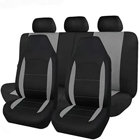 Promo ???? Car Seat Covers Front Seats Rear Bench Polyester Car Seat Protectors Easy Installations Rear Bench Split Classic Man Lady Truck (Full Set -- Low Back, Black Purple)… ???? 17 Promo ???? Car Seat Covers Front Seats Rear Bench Polyester Car Seat Protectors Easy Installations Rear Bench Split Classic Man Lady Truck (Full Set -- Low Back, Black Purple)… ???? - Image 15