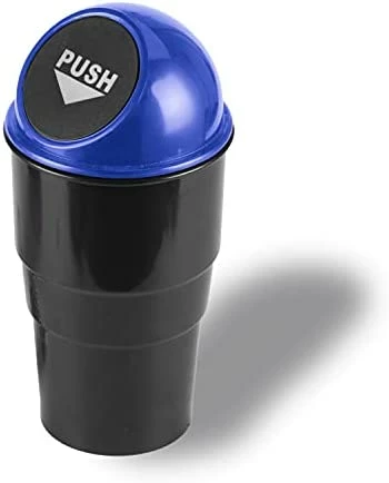 Buy ???? Mini Car Trash Can, Small Automatic Portable Trash Can With Lid, For Car Home Office (Black) Gray-1 Pack ???? 11 Buy ???? Mini Car Trash Can, Small Automatic Portable Trash Can With Lid, For Car Home Office (Black) Gray-1 Pack ???? - Image 9