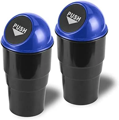 Buy ???? Mini Car Trash Can, Small Automatic Portable Trash Can With Lid, For Car Home Office (Black) Gray-1 Pack ???? 12 Buy ???? Mini Car Trash Can, Small Automatic Portable Trash Can With Lid, For Car Home Office (Black) Gray-1 Pack ???? - Image 10