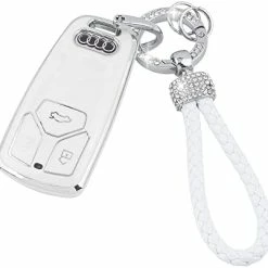 Discount ???? UHONSN For Nissan Key Fob Cover 4 Button Auto Start Soft TPU Smart Keyless Case Keys Protector Chain Cute Car Accessories Girly White ⌛ 22 Discount ???? UHONSN For Nissan Key Fob Cover 4 Button Auto Start Soft TPU Smart Keyless Case Keys Protector Chain Cute Car Accessories Girly White ⌛ -Car Seat Covers shop 31H10ZW9GzL. AC
