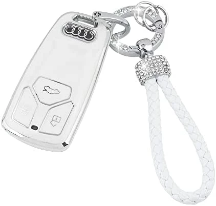 Discount ???? UHONSN For Nissan Key Fob Cover 4 Button Auto Start Soft TPU Smart Keyless Case Keys Protector Chain Cute Car Accessories Girly White ⌛ 8 Discount ???? UHONSN For Nissan Key Fob Cover 4 Button Auto Start Soft TPU Smart Keyless Case Keys Protector Chain Cute Car Accessories Girly White ⌛ - Image 6