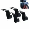 Discount ⌛ Car Seat Headrest Hook 4 Pack Hanger Storage Organizer Universal For ???? Handbag Purse ???? Coat Fit Universal Vehicle Car Black With Buckle ???? -Car Seat Covers shop 31HDt6MD6IL