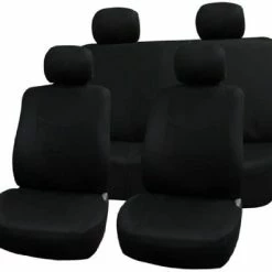 Cheap ???? Automotive Floor Mats Black Universal Fit Heavy Duty Rubber For All Weather Protection Fits Most Cars, SUVs, And Trucks, 4 Piece (Full Set Trimmable) FH Group F11305BLACK Black Seat Covers ???? -Car Seat Covers shop 31HsivWnOuL. AC