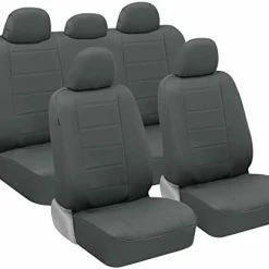 Budget ???? CarXS UltraLuxe Black Leather Car Seat Covers Full Set – 9 Piece Faux Leather Interior Seat Cover Set, Includes Front And Back Seat Cover, Premium Automotive Seat Covers For Cars Truck Van SUV ???? -Car Seat Covers shop 31J65SdDkVL. AC