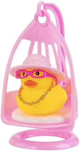 Brand new ⌛ Car Duck Ornament Rubber Duck Car Dashboard Decoration For Car Dashboard Decoration Accessories With Mini Hat, Necklace, ???? Sunglasses, Chair Or Skateboard (D-Green) ???? 13 Brand new ⌛ Car Duck Ornament Rubber Duck Car Dashboard Decoration For Car Dashboard Decoration Accessories With Mini Hat, Necklace, ???? Sunglasses, Chair Or Skateboard (D-Green) ???? - Image 11