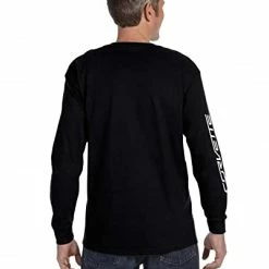 Top 10 ❤️ Corvette Long Sleeve T-Shirt - C7 Logo With Corvette Script On Sleeve (Large, Black) ✔️ -Car Seat Covers shop 31JepElkFaL