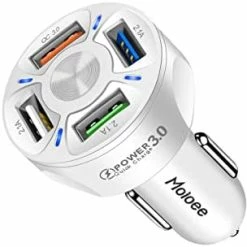 Wholesale ⌛ Car Charger Adapter, 4 Ports USB Fast Car Charger QC3.0, Quick Car Phone Charger With LED Light Display, Compatible With IPhone 12 Pro Max/11 Pro/XS/XR, Galaxy S20 Ultra And More (Black) ❤️ -Car Seat Covers shop 31KEuDDyxxL. AC