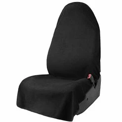 Best Pirce ???? Black Waterproof Sweat Towel Seat Cover Universal Non-Slip For Car Truck SUV Seat For ???? Dog & Kid Workout Outdoor OR Sport Activit ✨