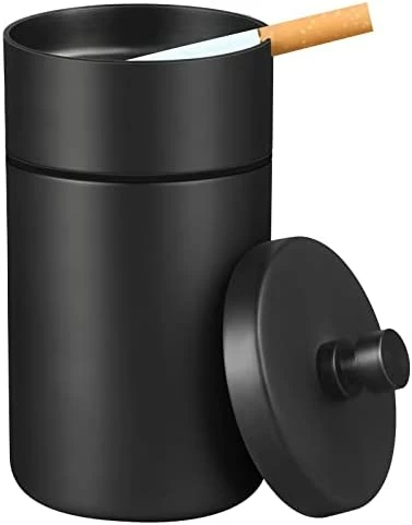 Buy ✔️ Car Ashtray With Lid Smell Proof,Stainless Steel Portable Smokeless Cigarette Ashtrays,Detachable Windproof Automatically Extinguished Ash Tray For Travel Home Office Outdoor Black ???? 9 Buy ✔️ Car Ashtray With Lid Smell Proof,Stainless Steel Portable Smokeless Cigarette Ashtrays,Detachable Windproof Automatically Extinguished Ash Tray For Travel Home Office Outdoor Black ???? - Image 7