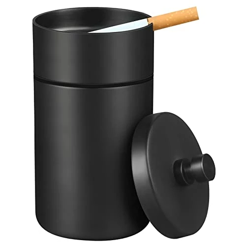 Buy ✔️ Car Ashtray With Lid Smell Proof,Stainless Steel Portable Smokeless Cigarette Ashtrays,Detachable Windproof Automatically Extinguished Ash Tray For Travel Home Office Outdoor Black ???? 3 Buy ✔️ Car Ashtray With Lid Smell Proof,Stainless Steel Portable Smokeless Cigarette Ashtrays,Detachable Windproof Automatically Extinguished Ash Tray For Travel Home Office Outdoor Black ????