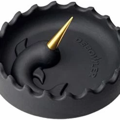 Best Pirce ???? Narwhal Silicone Ashtray - Large - With Billet Aluminum Cleaning Spike - (Black With Gold Poker) - Catches Pipe Or Bowl Ash In Heat Resistant Ash Tray - Dishwasher Safe - Pipe Cleaner Black With Blue Spik ⌛ -Car Seat Covers shop 31LWrW6a1L. AC