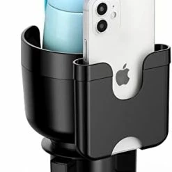Hot Sale ???? 2-in-1 Car Cup Holder Expander Adapter With Adjustable Base, Car Cup Holder Expander Organizer With Phone Holder, Fits Hydro Flask, Yeti, Nalgene, Large 32/40 Oz Drinks Bottles,Black ???? -Car Seat Covers shop 31Lgs23zRZL. AC