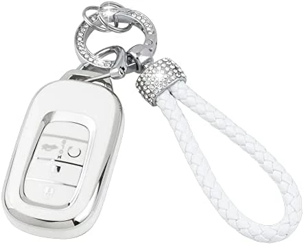 Discount ???? UHONSN For Nissan Key Fob Cover 4 Button Auto Start Soft TPU Smart Keyless Case Keys Protector Chain Cute Car Accessories Girly White ⌛ 16 Discount ???? UHONSN For Nissan Key Fob Cover 4 Button Auto Start Soft TPU Smart Keyless Case Keys Protector Chain Cute Car Accessories Girly White ⌛ - Image 14