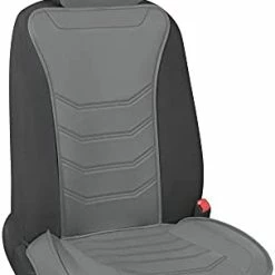 Top 10 ???? LuxeFit Gray Faux Leather Car Seat Covers For Front Seats (2 Pack), Premium Two-Tone Seat Covers For Cars Trucks SUV, Fits 95% Of Vehicles, Easy To Install With Built-in Storage Pockets ???? -Car Seat Covers shop 31OJX754etS. AC