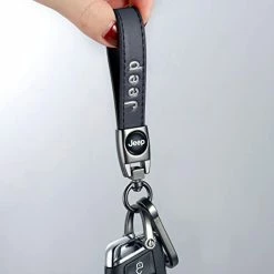 Cheapest ???? Bikte Genuine Leather Key Chain Suit For Jeep Car Key Fob Key Chain Keychain Wrangler Compass Cherokee Renegade Patriot Grand Commander ???? -Car Seat Covers shop 31QGUss3P1L
