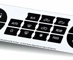 Coupon ???? (2 Pack) AC Dash Button Repair Kit - Best For Fixing Ruined Faded A/C Control Buttons - Decal Replacement Fits Select 07-14 GM Vehicles - Made In US ???? -Car Seat Covers shop 31WegOX4L. AC