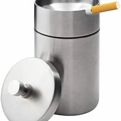 Best Sale ???? Stainless Steel Auto Ashtrays With Lid Car Ashtray Smell Proof Portable Smokeless Detachable Windproof Extinguished Butt Bucket Ash Tray For Car Cup Holder (Silver) Stainless Steel-silver ???? 16 Best Sale ???? Stainless Steel Auto Ashtrays With Lid Car Ashtray Smell Proof Portable Smokeless Detachable Windproof Extinguished Butt Bucket Ash Tray For Car Cup Holder (Silver) Stainless Steel-silver ???? -Car Seat Covers shop 31YBIlQnrbL. AC