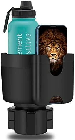 New ???? Car Cup Holder Expander Adapter (Adjustable) With Phone Holder Holds Most Car Cup Holder And Phones , Compatible With Large 32/40 Oz Bottles, Big Drinks, Mugs Black ???? 6 New ???? Car Cup Holder Expander Adapter (Adjustable) With Phone Holder Holds Most Car Cup Holder And Phones , Compatible With Large 32/40 Oz Bottles, Big Drinks, Mugs Black ???? - Image 4