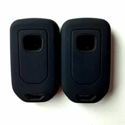 New ???? Silicone Key Fob Cover For Honda Accord Civic CR-V CRV Pilot Passport Insight EX EX-L Touring | Car Accessory | Key Protection Case - 2 Pcs (Black) ???? -Car Seat Covers shop 31dwmYR49WS