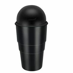 Best deal ✔️ Car Garbage Can With Lid, Leakproof Vehicle Automotive Cup Holder Car Trash Can , Small Trash Bin For Automotive Office Home Kitchen(Black, 1) ???? -Car Seat Covers shop 31f3VTAuu3L