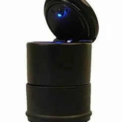Buy ???? LED Portable Car Truck Auto Office Cigarette Ashtray Holder Cup - Black ????