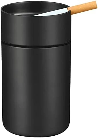 Buy ✔️ Car Ashtray With Lid Smell Proof,Stainless Steel Portable Smokeless Cigarette Ashtrays,Detachable Windproof Automatically Extinguished Ash Tray For Travel Home Office Outdoor Black ???? 8 Buy ✔️ Car Ashtray With Lid Smell Proof,Stainless Steel Portable Smokeless Cigarette Ashtrays,Detachable Windproof Automatically Extinguished Ash Tray For Travel Home Office Outdoor Black ???? - Image 6