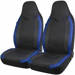 Budget ✔️ High Back Front Car Seat Covers - Sports Carbon Fiber Mesh Design, Universal Fit, Airbag Compatible (Black) High Back Red ❤️ -Car Seat Covers shop 31iEvWhVzVL. AC