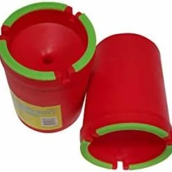 Budget ???? Glow In The Dark Cup-Style Self-Extinguishing Cigarette Ashtray -Butt Bucket -Portable Ashtray Black (2pack Jumbo) ???? -Car Seat Covers shop 31jfr2KJxxL. AC