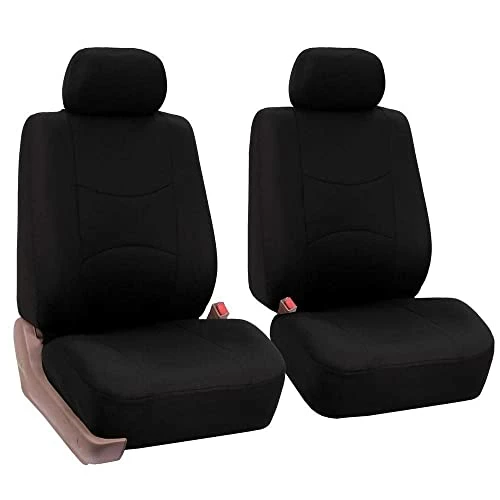 Promo ???? Car Seat Covers Front Set In Black Cloth - Car Seat Covers For Low Back Car Seats With Removable Headrest, Universal Fit, Automotive Seat Covers, Washable Car Seat Cover For SUV, Sedan, Van Yellow ???? 3 Promo ???? Car Seat Covers Front Set In Black Cloth - Car Seat Covers For Low Back Car Seats With Removable Headrest, Universal Fit, Automotive Seat Covers, Washable Car Seat Cover For SUV, Sedan, Van Yellow ????