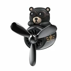 Cheap ✔️ Car Air Fresheners Black Bear Pilot Car Diffuser Cute Car Perfume Funny Car Fragrance ???? Christmas Car Decorations (Black Bear) ⭐