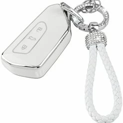 Discount ???? UHONSN For Nissan Key Fob Cover 4 Button Auto Start Soft TPU Smart Keyless Case Keys Protector Chain Cute Car Accessories Girly White ⌛ 27 Discount ???? UHONSN For Nissan Key Fob Cover 4 Button Auto Start Soft TPU Smart Keyless Case Keys Protector Chain Cute Car Accessories Girly White ⌛ -Car Seat Covers shop 31p aDJORWL. AC