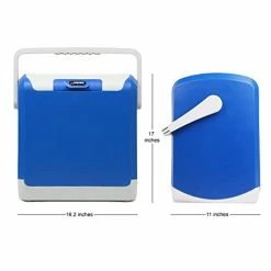 Best Sale ✔️ EL6224 12V Personal Thermoelectric Cooler/Warmer, 24 Liter Capacity, Portable Electric Car Cooler Warmer With 12/24V DC, 12V Small Fridge For Car, RV, And Camping Use, UL Listed 24 Liter Blue ⌛ -Car Seat Covers shop 31qxbSQnaVL