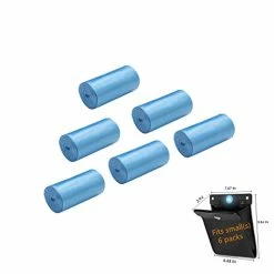 Cheapest ???? Car Trash Bag, Superior PU Leather With LED Light And Magnet Closure Design, Bundle With Tissue Box And 30 Disposable Inner Garbage Bags, Waterproof Vehicle Rubbish Container Garbage Can Brown ???? -Car Seat Covers shop 31tkzy1AQIL