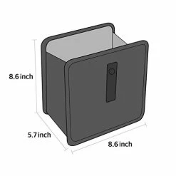 Budget ???? Car Trash Can, Car Trash Bag Foldable Hanging, Car Trash Bin, Cute Car Gadgets, Car Garbage(Medium, Black) ???? -Car Seat Covers shop 31u5k2uRqHL