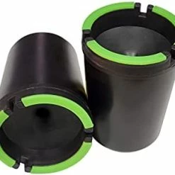 Budget ???? Glow In The Dark Cup-Style Self-Extinguishing Cigarette Ashtray -Butt Bucket -Portable Ashtray Black (2pack Jumbo) ???? -Car Seat Covers shop 31uT80zb8bS. AC