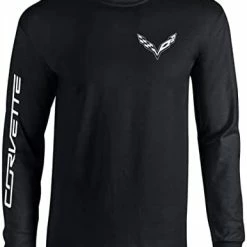 Top 10 ❤️ Corvette Long Sleeve T-Shirt - C7 Logo With Corvette Script On Sleeve (Large, Black) ✔️ -Car Seat Covers shop 31uZ03vBCvL. AC
