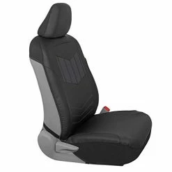 Cheap ✨ Super Sport Gray Faux Leather Car Seat Covers, Front Seats – Modern Two-Tone Design, Easy To Install Seat Protectors, Interior Covers For Car Truck Van And SUV ⭐ -Car Seat Covers shop 31vWqYbaZmL