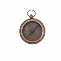 Brand new ⭐ Antique Brass Rms Titanic White Star Pocket Marine Compass, 3" ????