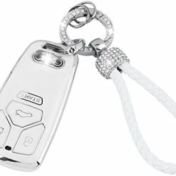 Discount ???? UHONSN For Nissan Key Fob Cover 4 Button Auto Start Soft TPU Smart Keyless Case Keys Protector Chain Cute Car Accessories Girly White ⌛ 28 Discount ???? UHONSN For Nissan Key Fob Cover 4 Button Auto Start Soft TPU Smart Keyless Case Keys Protector Chain Cute Car Accessories Girly White ⌛ -Car Seat Covers shop 31xrEEy8iFL. AC