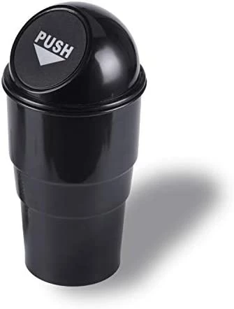 Buy ???? Mini Car Trash Can, Small Automatic Portable Trash Can With Lid, For Car Home Office (Black) Gray-1 Pack ???? 9 Buy ???? Mini Car Trash Can, Small Automatic Portable Trash Can With Lid, For Car Home Office (Black) Gray-1 Pack ???? - Image 7