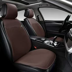 Top 10 ⌛ Front Seat Covers, Waterproof Leatheratte Car Seat Protector 2 Pieces, Protective Seat Cushions Universal Fit Most Vehicles, Sedans, SUVs, Trucks And Vans, Line Pattern ???? -Car Seat Covers shop 41 el1B9t1L. AC