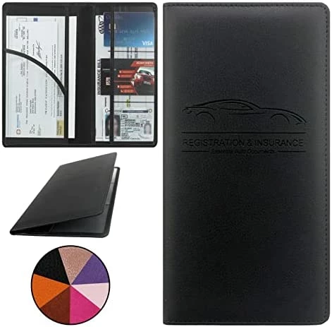 Outlet ???? Car Registration And Insurance Holder, Premium Pu Leather Vehicle Glove Box Organizer, Prefect Car Essentials Wallet For Driver License, Cards & Essential Documents (Orange) ???? 9 Outlet ???? Car Registration And Insurance Holder, Premium Pu Leather Vehicle Glove Box Organizer, Prefect Car Essentials Wallet For Driver License, Cards & Essential Documents (Orange) ???? - Image 7