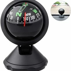 Wholesale ???? Amo Car Compass Pivoting Compass Boat Navigation Explorer Sea Marine Compass Adjustable Vehicle Mount Dashboard Compasses With Adhesive For Most Boat Car Truck ⭐