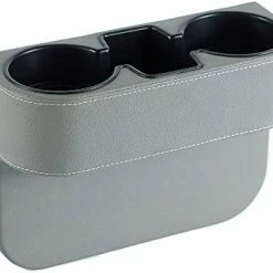 Budget ???? Coin Side Pocket Console Side Pocket Leather Cover Car Cup Holder Auto Front Seat Organizer Cell Mobile Phone Holder (Black) ???? -Car Seat Covers shop 410lnWdE7vL. AC
